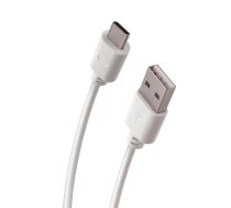 Forever data transfer and charging cable | USB-C | 1m | white (T_0015238)