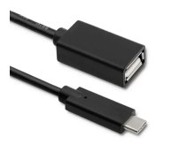 Qoltec data transfer and charging cable | USB-C to USB-A | 0.25m (5901878504216)