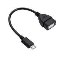 AKYGA Adapter with cable AK-AD-09 micro USB B (male) | USB A (female) OTG 15cm (CCABUSBAKY-07165)