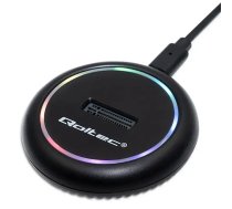 Qoltec M.2 SSD drive docking station | SATA | NVMe | USB-C | 2TB (5901878522753)