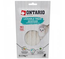 Treats for cats - Ontario Lickable Treats with Tuna and Shrimp, 5 x 14 g (112067)