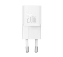 Mini wall charger Baseus GaN5 20W (white) (CCGN050102)