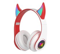 Goodbuy Devil wireless headsets for kids | bluetooth 5.0 | white (GBDEVBTWH)