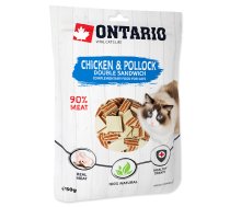 Cat treats : Ontario Cat Chicken and Pollock Double Sandwich 50g. (109164)