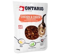 Cat treats : Ontario Cat Chicken and Cheese Bites 50g. (109166)