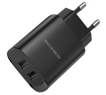 Borofone Wall charger BN2 Super - 2xUSB - 2,1A black (ŁAD001409)