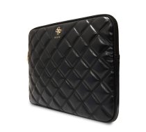 Guess PU Quilted 4G Metal Logo Laptop Sleeve 13|14" Black (GUCS14ZPSQSSGK)