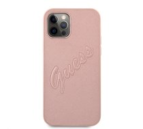 GUHCP12LRSAVSRG Guess PU Saffiano Vintage Script Case for iPhone 12 Pro Max Rose Gold (GUHCP12LRSAVSRG)