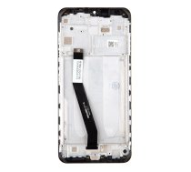 LCD Display + Touch Unit + Front Cover for Xiaomi Redmi 9 Black (Service Pack) (5600050J1900)