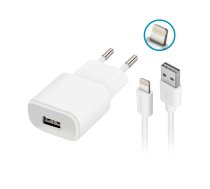 Forever TC-01 charger 1x USB 1A white + Lightning cable (GSM032677)