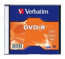 Matricas DVD-R AZO Verbatim 4.7GB 16x 1pc Jewel (43518)