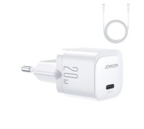 Joyroom JR-TCF02 USB-C PD 20W wall charger + USB-C cable - white (JR-TCF02_white)