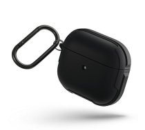 UNIQ etui Valencia AirPods 3 czarny|midnight black Antimicrobial (UNIQ-AIRPODS(2021)-VALBLK)