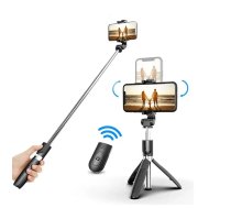 Fusion universal tripod | selfie stick | holder for GOPRO | phone | fotocam 76 cm + remote (FSTRIPLS01BK)