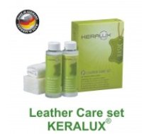 Krāsotas ādas mēbeļu kopšanas līdzekļu komplekts KERALUX® Care set P MIDI