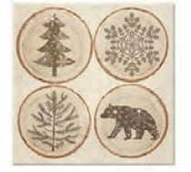 ![CDATA[SALVETES 33X33 WOOD SLICE, Paw Decor Collection (PL11SDL018400) | ARK_PL11SDL018400  | 5906360626889]]