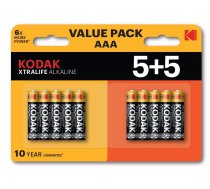 Kodak XTRALIFE ALKALINE AAA baterijas X10gab.