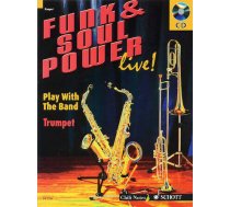 Funk & soul power live trompette : Play With the Band Trumpet CD mūzikas disks