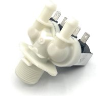 ELECTROTHOD Electrovalve 2 virzienu veļas mazgājamās mašīnas nomaiņa priekš Beko, Brandt, Candy, Fagor, Teka, Vestel 1531090002