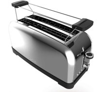 Cecotec Toastin Time 04822 – Tosteris, 1500 W, garas un platas dubultās ligzdas, automātiska apstāšanās, nerūsējošā tērauda dizains