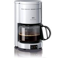 Braun KF 47 WH – Pilienu kafijas automāts, stikla krūze, OptiBrew sistēma
