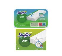 Swiffer 3D – Lupatiņas komplekts, 2 putekļu lupatiņas, 2 mazgāšanas lupatiņas