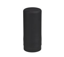 WENKO Easy Squeeze - Silikona ziepju vai trauku mazgāšanas līdzekļu dozators, 250 ml, melns
