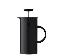 Stelton French Press EM77 - Franču kafijas prese ar izolējošu dizainu, 1 litrs, melna