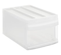 Rotho Systemix - plastmasas atvilktņu bloks ar 1 sadali, caurspīdīgs, M izmērs