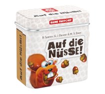 Game Factory 646273 - Daudzkrāsaina galda spēle "Auf die Nüsse" ceļojumiem un mājām