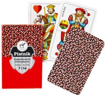 Piatnik Schnapskarten Blitz 1756 - Spēļu kārtis, 24 gab, sarkanā krāsā