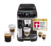 DeLonghi Magnifica Evo Next Perfetto ECAM312.80.TB - Pilnībā automātiska kafijas automāts ar LatteCrema piena putotāju, 13 dzērieni ar vienu pieskārienu, kafijas un kapučīno kafijas automāts, krāsains skārienekrāns, titāna