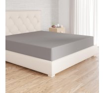 Amazon Basics FTD-DGR-009 - Mikrošķiedras elastīgais palags, tumši pelēks, 200 x 200 x 30 cm