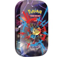 Pokémon Mini-Tin Box Mega-Varonis Mega-Lucario - Savācamā kāršu spēle: ar uzlīmēm un stiprinājumiem
