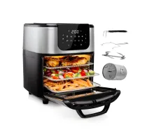 Princess 182075 aerofryer DeLuxe - Karstā gaisa fritieris, 11 litri, 10 programmām, 1800 w