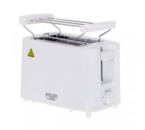 Adler | Toaster | AD 3223 | Power 750 W | Number of slots 2 | Housing material Plastic | White AD 3223