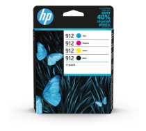 HP 912 4-pack Black/Cyan/Magenta/Yellow Original Ink Cartridges