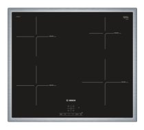 Bosch PIE645BB1E hob Black, Stainless steel Built-in Zone induction hob 4 zone(s)