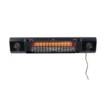 SUNRED | Heater | SOUND-2000W, Sun and Sound Ultra Wall | Infrared | 2000 W | Black | IP54 SOUND-2000W