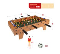 Galda spēle Koka galda futbols 60x30x20 cm 6+ CB43310 CB43310