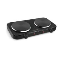 Esperanza EKH010K Electric cooker, top, 2 heating fields, black EKH010K