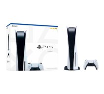 Sony PS5 PlayStation 5 Blu-ray Edition Console, White CFI-1216A CFI-1216A