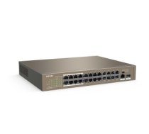 Tenda TEF1126P-24-250W network switch Unmanaged Fast Ethernet (10/100) Gray Power over Ethernet (PoE)