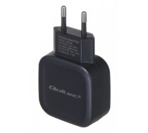 Qoltec 50186 mobile device charger Indoor Black