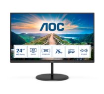 AOC V4 Q24V4EA LED display 60.5 cm (23.8") 2560 x 1440 pixels 2K Ultra HD Black Q24V4EA