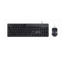 Gembird KBS-UM-04 keyboard Mouse included Universal USB QWERTY US English Black KBS-UM-04