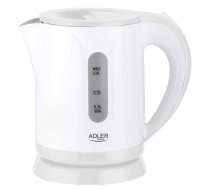 Adler | Kettle | AD 1371w | Electric | 850 W | 0.8 L | Stainless steel/Polypropylene | 360° rotational base | White AD 1371 white