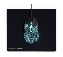 Perifērijas komplekts Trust Gaming Mouse & Mouse Pad Black 24752