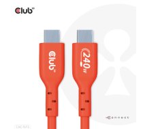 CLUB3D CAC-1573 USB kabelis 2 m USB4 Gen 2x2 USB C Sarkans
