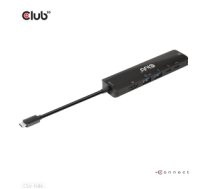 CLUB3D CSV-1596 interfeisa centrmezgls USB 3.2 Gen 1 (3.1 Gen 1) Type-C 5000 Mbit/s Melns